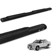 Estribo Lateral S10 CD 1995 a 2011 Oblongo Oval Preto