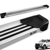 Estribo Lateral S10 CD 2012 a 2020 Aluminio Natural A1