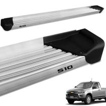 Estribo Lateral S10 CS 2012 a 2021 Aluminio Natural A3 Estribo Lateral S10 CS 2012 a 2021 Aluminio Natural A3
