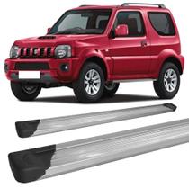 Estribo Lateral Suzuki Jimny Plataforma De Alumínio Prata Estribo Lateral Suzuki Jimny Plataforma De Alumínio Prata