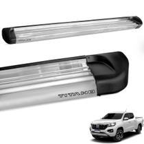 Estribo Lateral Titano 2024 2025 Alumínio Polido