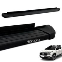 Estribo Lateral Toro 2016 a 2024 SUV Alumínio Preto Estribo Lateral Toro 2016 a 2024 SUV Alumínio Preto