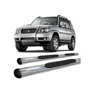 Estribo Lateral Tr4 Oval Oblongo Cromado Pajero Tr-4 Estribo Lateral Tr4 Oval Oblongo Cromado Pajero Tr-4
