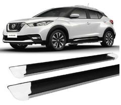 Estribo Nissan Kicks Personalizado Alumínio Branco Estribo Nissan Kicks Personalizado Alumínio Branco