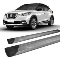 Estribo Nissan Kicks Plataforma de Alumínio Prata