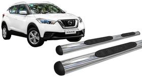 Estribo Oval Oblongo Cromado Nissan Kicks