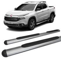 Estribo Oval oblongo Grafite Fiat Toro 2016 a 2020