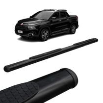 Estribo Oval Oblongo Preto Fiat Toro 2016 a 2020