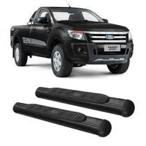 Estribo Oval Ranger 2013 A 2017 Cabine Simples Preto Estribo Oval Ranger 2013 A 2017 Cabine Simples Preto