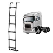 Estribo p Scania RH450 RH500 R Highline 2021 6 Degraus preto