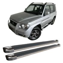 Estribo Pajero TR4 2008 2009 2010 2011 2012 2013 2014 Prata