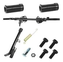 Estribo Pedal de Apoio Completo Cg 125 150 Fan Titan 2009 Até 2013