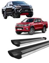Estribo Personalizado Preto Fosco Hilux 2016 a 2020