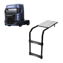 Estribo Plataforma para Scania NTG P/G/R/S 2020 2021 Preto Estribo Plataforma para Scania NTG P/G/R/S 2020 2021 Preto
