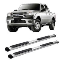 Estribo Ranger 1998 1999 2000 2001 Cromo Oblongo Cab Dupla
