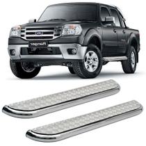 Estribo Ranger 2010 2011 2012 Cromo Plataforma Cabine Dupla