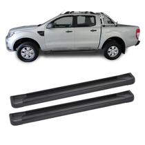 Estribo Ranger 2013 2014 2015 2016 Cab Dupla Alumínio Preto