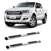Estribo ranger 2013 2014 2015 a 2020 cabine dupla cromado