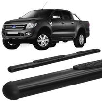 Estribo Ranger 2013 em Diante Cabine Dupla Oblongo Oval Preto