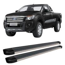 Estribo Ranger CS 2013 a 2023 Preto Fosco Estribo Ranger CS 2013 a 2023 Preto Fosco