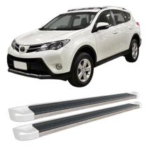 Estribo RAV4 2013 a 2016 Branco Estribo RAV4 2013 a 2016 Branco