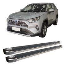 Estribo RAV4 2020 a 2024 Prata Estribo RAV4 2020 a 2024 Prata