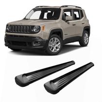 Estribo Renegade 2015 2016 2017 2018 2019 20 Alumínio Preto Estribo Renegade 2015 2016 2017 2018 2019 20 Alumínio Preto