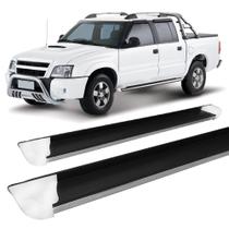Estribo S-10 Ate 2011 Cabine Dupla Personalizado Branco