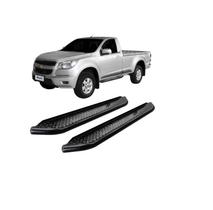 Estribo S-10 Cabine Simples Chapa Preto S10
