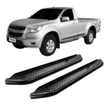 Estribo S-10 Cabine Simples Chapa Preto S10