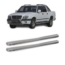 Estribo S10 1996 1997 1998 1999 Cab Dupla Cromado Plataforma Estribo S10 1996 1997 1998 1999 Cab Dupla Cromado Plataforma