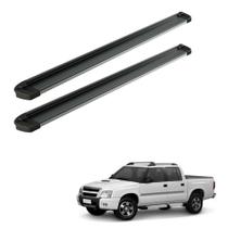 Estribo S10 2002 2003 2004 2005 2006 Cd Preto Frente Polida