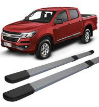 Estribo S10 2012 A 2020 Quadrado Modelo Original Prata C/d