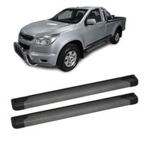 Estribo S10 2013 em diante Cabine Simples Grafite