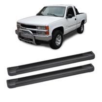 Estribo Silverado 1997 a 2001 Cabine Simples Preto Alumínio Estribo Silverado 1997 a 2001 Cabine Simples Preto Alumínio