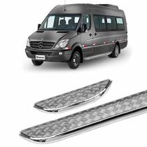 Estribo Sprinter 515 Par Chapa Cromado Estribo Sprinter 515 Par Chapa Cromado