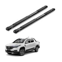 Estribo Strada 2021 2022 2023 Preto Cab Dupla Tubular K1 Estribo Strada 2021 2022 2023 Preto Cab Dupla Tubular K1