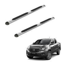 Estribo Strada 2021 2022 Cabine Simples Cabine Dupla Cromado