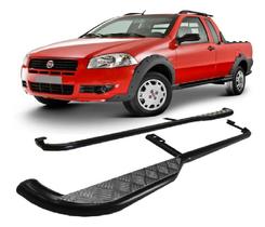 Estribo Strada Ch Aluminio Preto