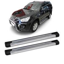 Estribo Tiggo 2009 em diante Cromo Aluminio Estribo Tiggo 2009 em diante Cromo Aluminio