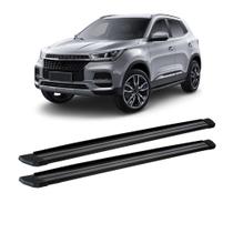 Estribo Tiggo 5X 2019 em diante Preto Aluminio Slim Estribo Tiggo 5X 2019 em diante Preto Aluminio Slim