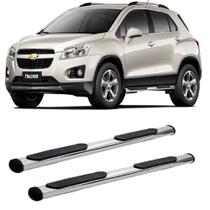 Estribo tracker 2001 2002 2003 2004 a 2011 cromado oblongo