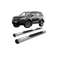 Estribo Trailblazer 2012 A 2017 Oblongo Cromado