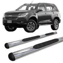 Estribo Trailblazer 2012 Em diante Modelo Oval Oblongo Cromado Estribo Trailblazer 2012 Em diante Modelo Oval Oblongo Cromado