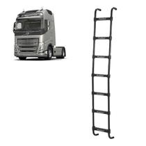 Estribo Traseiro p Volvo FH 2015 2016 2017 XL 7 Degrau Preto