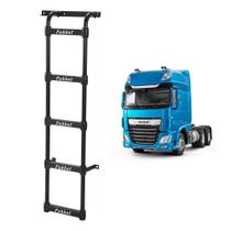 Estribo Traseiro para DAF XF 105 Space Cab - 5 Degraus Preto Estribo Traseiro para DAF XF 105 Space Cab - 5 Degraus Preto