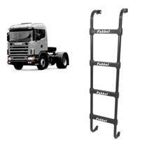 Estribo Traseiro para Scania T/R 4 Degraus - 1460mm - Preto