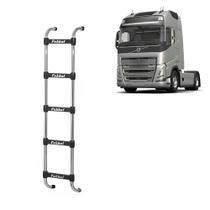 Estribo Traseiro para Volvo FH NH 5 Degraus 1650mm Cromado Estribo Traseiro para Volvo FH NH 5 Degraus 1650mm Cromado
