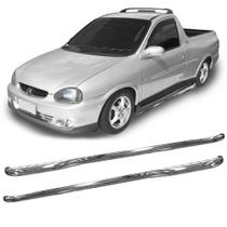 Estribo Tubo com Chapa Pick-Up Corsa Cromado Estribo Tubo com Chapa Pick-Up Corsa Cromado