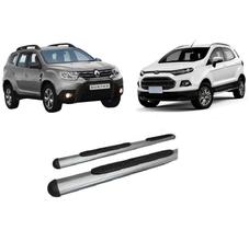 Estribo Tubolar Oval Grafite Renault Duster E Ford Ecosport Estribo Tubolar Oval Grafite Renault Duster E Ford Ecosport